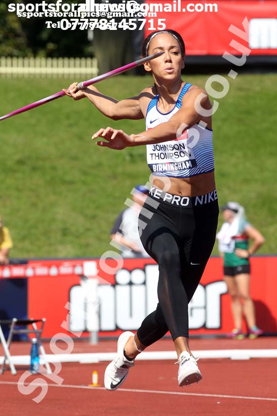 Womens javelin, 2019 Muller British Championships, Alexander Stadium, Birmingham. Photo: David T. Hewitson/Sports for All Pics